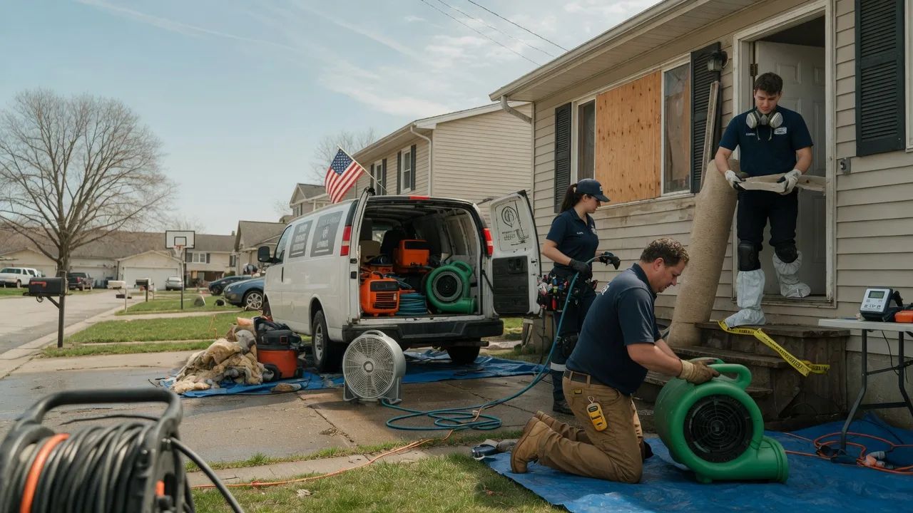 Water Damage Restoration in Hydetown, PA near me